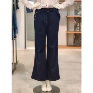 [갤러리아] [SI][25F/W] 포켓 스냅 벨티드 데님 팬츠 (SBPKH22150)