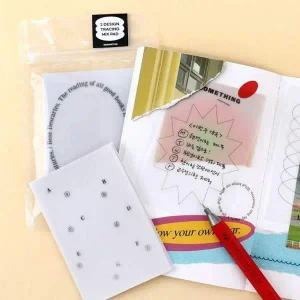 [셀러에이드]트레싱지 그래픽 믹스 다꾸패드 (반투명)