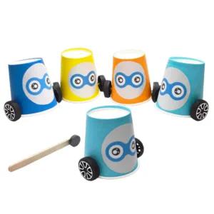 종이컵 로봇 자석 자동차 만들기 (4인용) / 자석의성질 / 자석단원실험키트