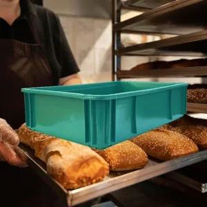 고품질 빵바구니4호 녹색/플라스틱 이사 업소용 빵박스 빵박스 (WD9DBEE)