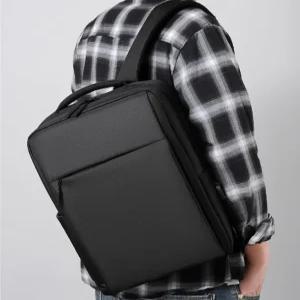 스퀘어 노트북 백팩 15.6인치 17인치 겸용 가벼운무게 튼튼한마감 생활방수 USB포트 수납가방 출퇴근용
