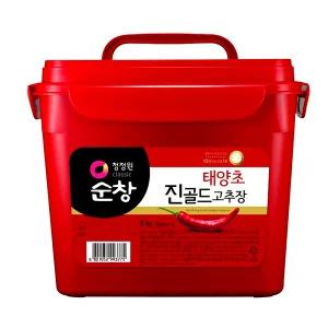 대상 청정원 순창 태양초 진골드 고추장 5kg (1개) 대용량 업소용