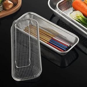 (무료배송) 물빠짐 수저 트레이 수저함 보관함 수저통 건조받침 주방정리 위생 수납용품