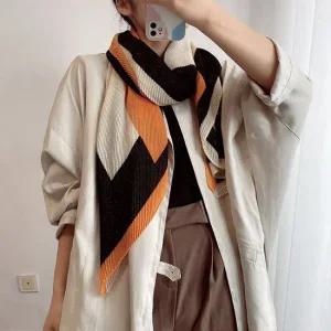 [루미루나]빅사이즈플리츠롱스카프