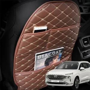 싼타페TM 킥커버 뒷자석 수납 포켓 정리함 차량용킥매트 뒷자석커버 수납포켓