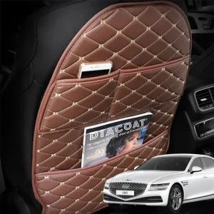 올뉴G80 킥커버 뒷자석 수납 포켓 정리함 차량용킥매트 뒷자석커버 수납포켓