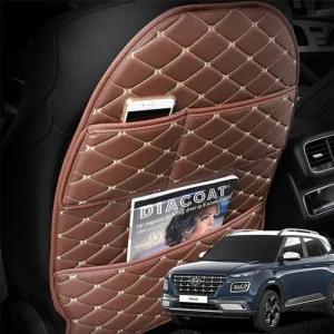 베뉴 킥커버 뒷자석 수납 포켓 정리함 차량용킥매트 뒷자석커버 수납포켓 뒷자리보호매트