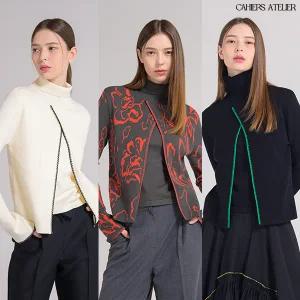 까이에 아뜰리에 25FW 스티치 레이어드 니트 1종