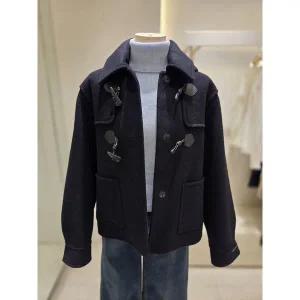 [SOUP](신세계 사우스시티) 후드 탈착 더블 숏 코트 (SBAHC32)