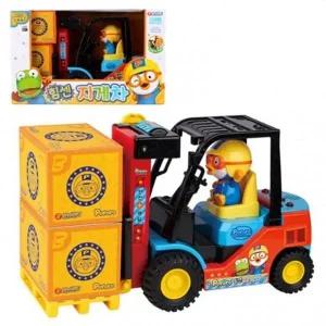 [셀러에이드]힘센 인기 뽀로로 지게차 중장비 감성