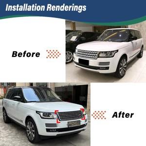 랜드로버 레인지로버 보그 L405 2013-2017 프론트 범퍼 에어 인테이크 그릴 레이싱 23-24 워터 탱크 쉴드