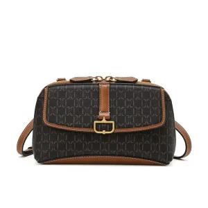 [닥스](센텀시티점)DCWA5E589W2 [25SS][BIRKBECK CHARLOTTE] 버크백샬롯 DD 패턴 가죽배색 미니 크로스백