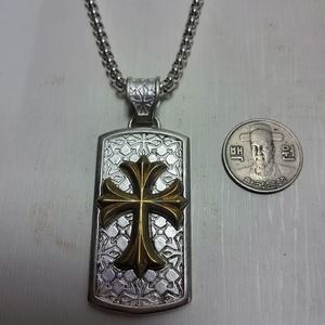 백동 족은 십자가 목걸이 78g 단초마을 골동품/수집품/도자기