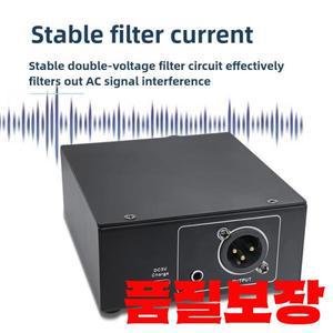 야외 휴대용 충전식 48V 팬텀 파워 서플라이 (콘덴서 마이크 녹음 장비용)