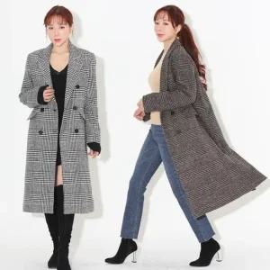 코트 루즈핏코트 롱코트 467 체크코트 온나핏 오버핏코트 보브체크코트 LD BBR