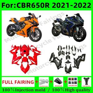 혼다 CBR650R 2021 페어링 키트 풀 오토바이 도색 완료 차체 신형 ABS 플라스틱 4개 선물 포함