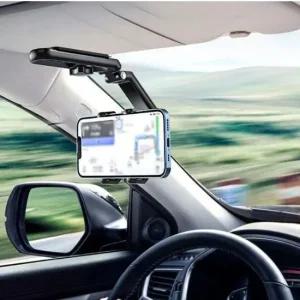 차량용 핸드폰 거치대 썬바이저 조수석 네비게이션 회전 썬바이저핸드폰거치대