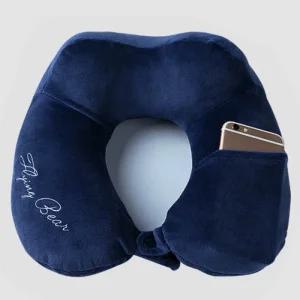 휴대용 라텍스 목베게 메모리폼 기내용 비행기 쿠션