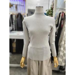 밸리걸 세이브존01 반목 슬림핏 골지 이너 니트 611710