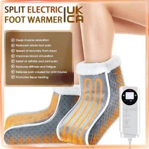 풋워머 발난로 온열기 분리형 전기 발 난로 고속 발열 패드 여성용 슬리퍼 부츠