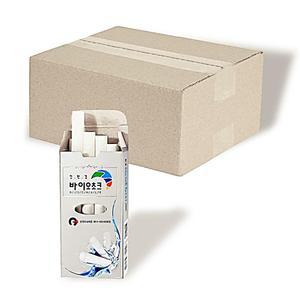 바이오 초크 하양색 (1박스50갑입)-워터초크용칠판 고그린초크 바이오초크 물분필 워터초크