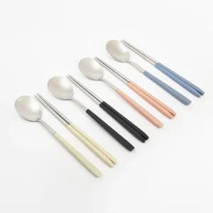 서촌공방 파스텔 컬러 수저세트 부부수저 숟가락 젓가락세트