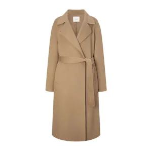 [헤지스]헤지스 여성 [울100%] 카멜 울 코트 WSCO4D004CM