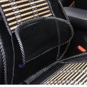 대나무 차량용 통풍시트 여름방석 허리받침 차량등받이 쿨링시트 쿨방석