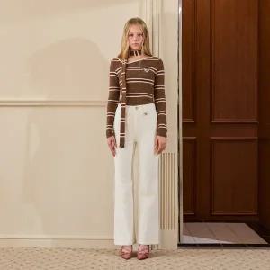 [에고이스트](센텀시티점)[BLUE LABEL] 코듀로이 스판 슬림 부츠컷 팬츠 (ER4OPT02)