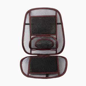 7day 메쉬 지압 자동차 시트 차량용 통풍 방석카 여름 카시트 좌석 등받이세트 망사 택시 택시용 우드 나무