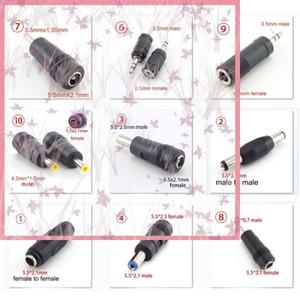 DC 6.5mm 전원 어댑터 커넥터 여성-남성 태블릿 충전기 잭 플러그 B6