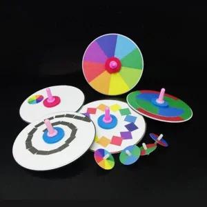 [셀러허브]빛의 합성 실험 CD팽이 만들기 5세트 K00136 물리실험 (S31265493)