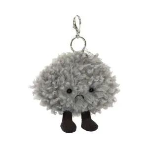 젤리캣 어뮤저블 스톰 클라우드 백 참 그레이 Jellycat Amuseables Storm Cloud Bag Charm Grey