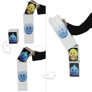 JL매직 순식간에 순서가 뒤바뀌어 나타나는 신기한 마술 물과기름큐브 수업 과학마술 중력