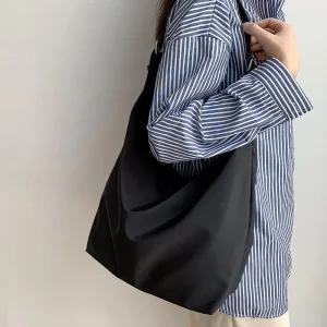 빅 숄더백 나일론 보부상가방 쇼퍼백 모먼트백