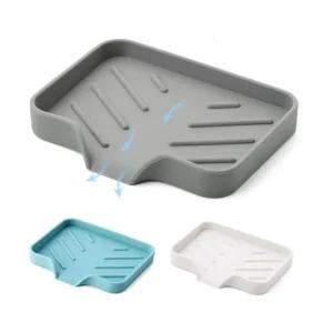 실리콘 비누 트레이 받침대 거치대 통 물빠짐