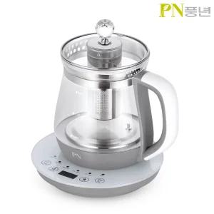 풍년 1.5L 대용량 내열유리 전기 차탕기 티메이커 커피 분유 포트 포터 무선 주전자 포트기 티포트 티팟 