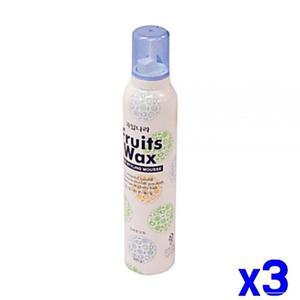 강력 무스 대 300g x3개 헤어용품 단정한머리 헤어스타일링 헤어왁스