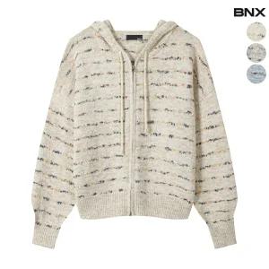 여성 뽀송 루즈 후드집업 가디건