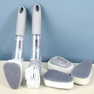 주방용 일체형 텀블러 물병 세척솔 컵 스펀지 브러시 세제 건조대 마개 빨대 실리콘 스텐