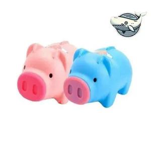 컬러 귀여운 돼지 저금통 장식용 저금통 두개