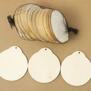 (다올)합판 나무와패 원형 10cm 50개입 x1봉