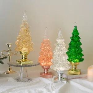 [에스에스리빙]파인트리 크리스마스 오르골 워터볼 LED 스노우볼 무드등 조명