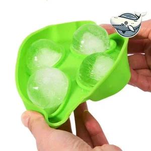 [골드스마일]대형 실리콘 아이스볼 제조기 큰 얼음틀 홈파티 얼음만들기