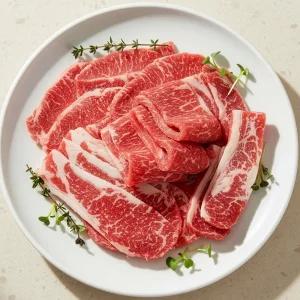 순수본가 소갈비살 플레이트 x 3개 / 뉴욕식 소고기 한판 뉴욕식 소고기 한판 끝판왕