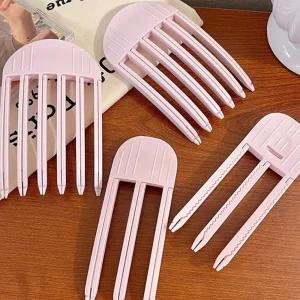 뿌리볼륨집게 볼륨핀 가르마볼륨 3날