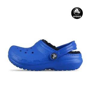 크록스키즈 클래식 라인드 겨울 방한 털슬리퍼 207010-4KZ