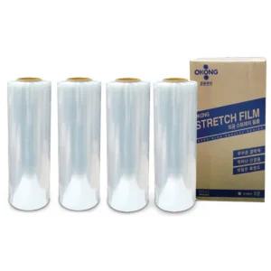 파레트랩 4롤 포장용 오공 두꺼운 공업용랩 스트레치필름 가전 수동랩 가구 랩핑