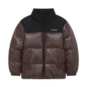 컬럼비아 키즈 푸퍼 다운 자켓 - 코코아