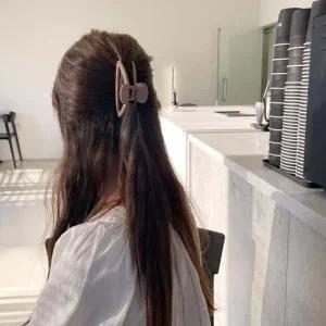 반묶음 집게핀 올림머리 반달 헤어 올림머리 반묶음 반머리 헤어핀 머리핀